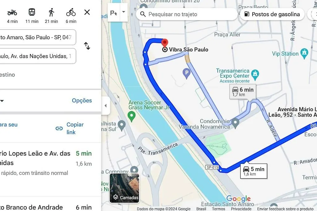 Apto Muito Bem Localizado, Proximo Expo Transamerica, Vibra, Autodromo E Morumbi Sao Paulo Apartment